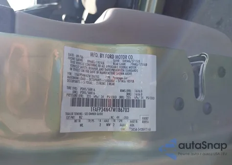 2007 Ford Focus S/Se/Ses from USA, damaged, VIN 1FAFP34N47W186703